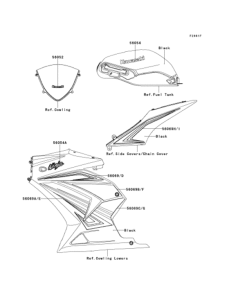 EX250 Наклейки