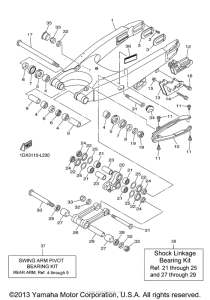 WR450FB Бугель