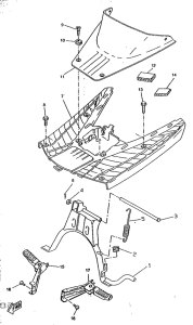 CW50RSX Stand. footrest