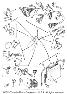 SR250J Электрика