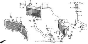GL1500I Радиатор