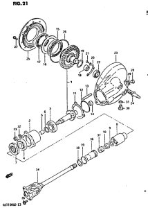 GS1100 Карданный вал
