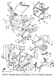 FZR400U Fairing-cowling