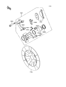 KH125 Передние тормоза