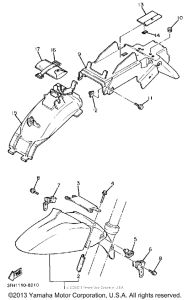 FZR400SWC Крыло