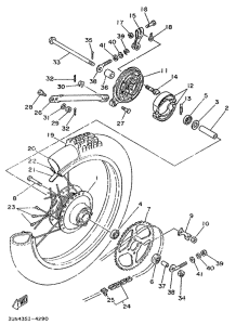 DT50LC Переднее колесо