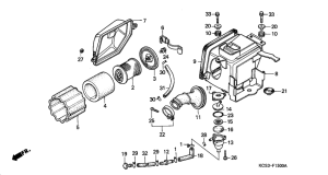 CG125 Воздухоочиститель