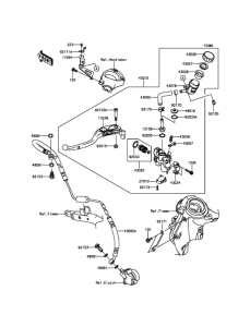 ZX1400 Цилиндр сцепления