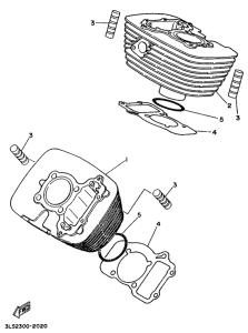 XV250S Цилиндры