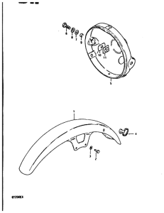 GT200 Headlamp housing - front fender