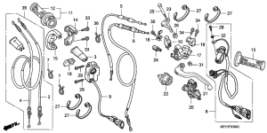  Handle lever / switch / cable