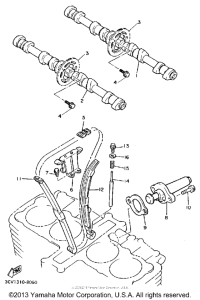 FJ1200B Цепь механизма газораспределения