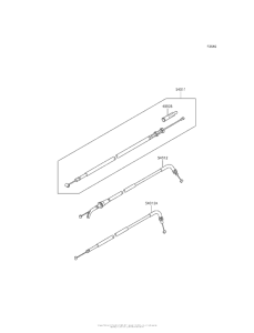 EX300 Тросы управления