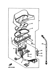 XJ600S XJ600SD Измерительный прибор