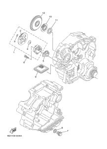 TTR125E Масляный насос