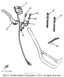 PW80B Handle switch - lever