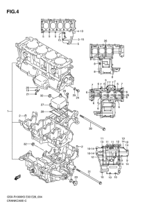 GSX-R1000 Картер двигателя