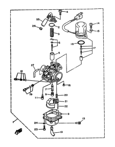 YA50R Карбюратор