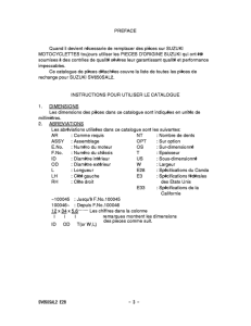 SV650 (ABS) Catalog preface