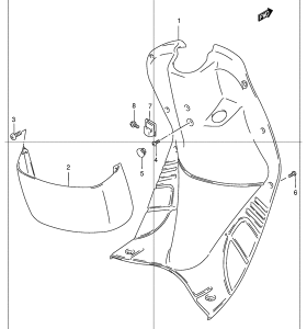 AZ50 Leg shield cover