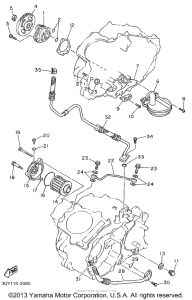 XT600EG Масляный насос
