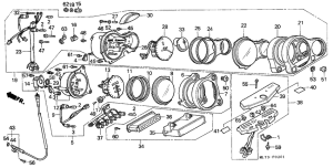 VFR750F Измерительный прибор