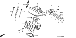 NH80 Cylinder / cylinder head