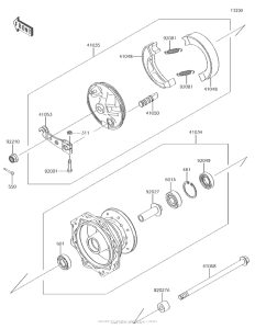  Переднее колесо