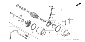 CLR125 Стартерный мотор
