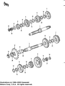 KDX450 Трансмиссия