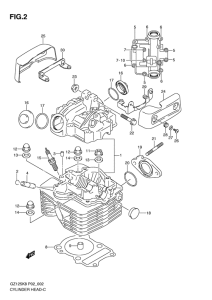 GZ125 Головка цилиндров