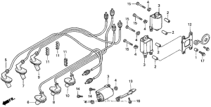 GL1500CT Катушка зажигания