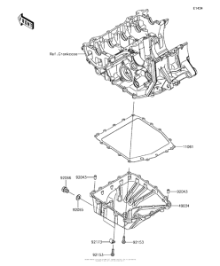 ZX636 Маслянный поддон