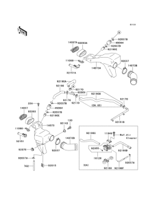 ZX600 Air duct(1 / 2)
