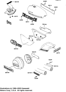 KZ1100 Наклейки