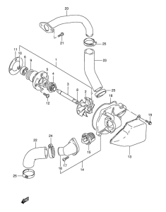 VS800 Водяная помпа