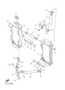 WR450FS Radiator & hose