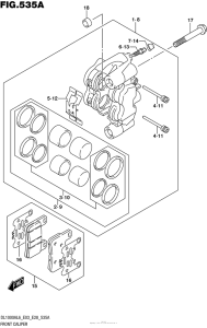 DL1000 (ABS) Передние тормоза