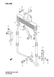 GS500 Масляный радиатор
