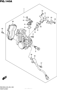 RM-Z450 Корпус Дросселя