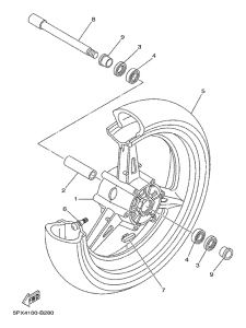 XV17PCR Переднее колесо