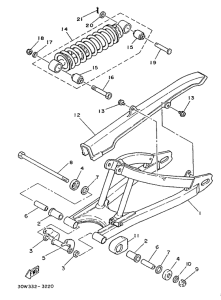 RD75LC Rear arm. suspension