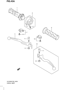 UX125 Рулевой рычаг