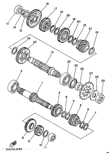 YZ250 Трансмиссия
