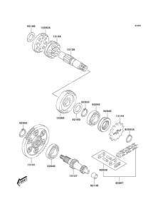 KDX50 Трансмиссия