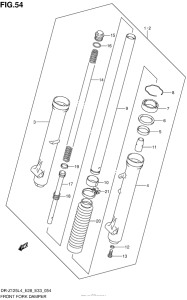  Front Fork Damper (Dr-Z125L4 E28)