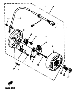 RD80 Flywheel magneto