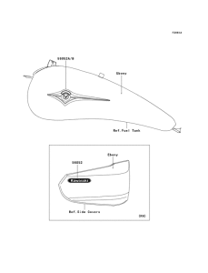 VN1600 Наклейки