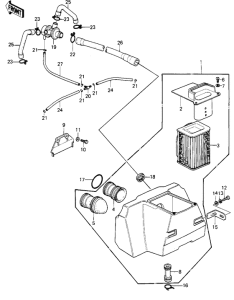 KZ550 Воздухоочиститель