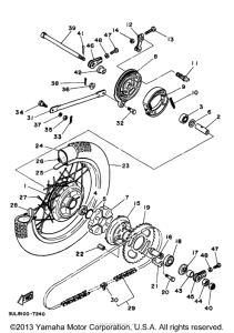 RT100J Переднее колесо